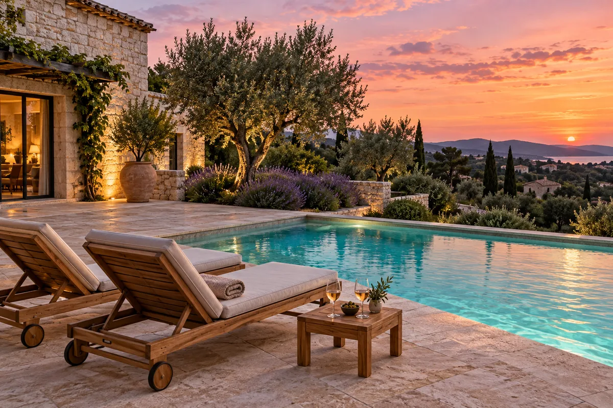 Villa avec piscine privée en amoureux : ce qu'elle change